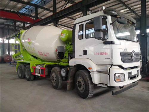 陜汽M3000前四后八10方攪拌車，輕量化底盤，整車不超重，價(jià)格便宜
