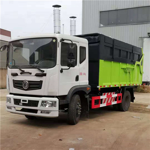 東風(fēng)天然氣壓縮對(duì)接式垃圾車，是綠色環(huán)保首要車型 