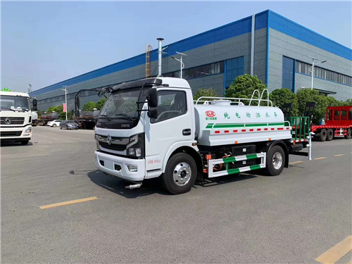 純電動(dòng)新能源灑水車，霧炮車，多功能抑塵車圖片展示