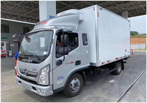 國六福田歐馬可S1、奧鈴速運(yùn)單排及排半冷藏車 