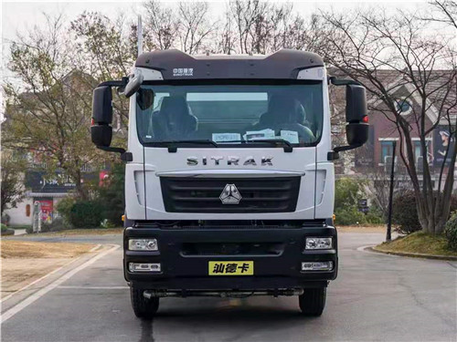重汽汕德卡單橋多功能抑塵車現(xiàn)車，容積12立方，可選裝50-100米各型霧炮