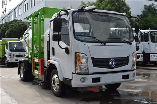 東風(fēng)華神新能源混動(dòng)餐廚垃圾車(chē)圖片參數(shù)介紹