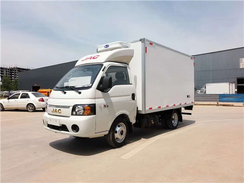 JAC康鈴X5雙支架大馬力國(guó)六江淮自產(chǎn)120馬力汽油冷藏車(chē)