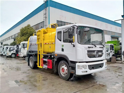 國六東風(fēng)D9餐廚垃圾車，10方國六餐廚垃圾車