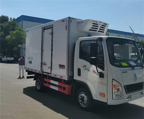 國六大運(yùn)藍(lán)牌冷藏車，做肉勾不超重
