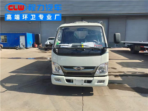國六福田小卡2掃路車，最小國六柴油掃路車