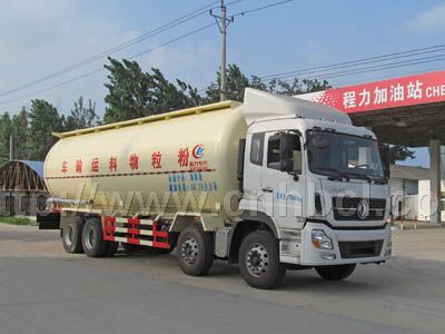 國(guó)四東風(fēng)天龍前四后八粉粒物料運(yùn)輸車(chē)