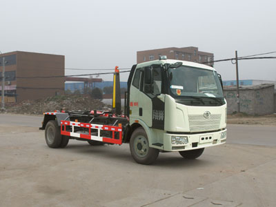 國(guó)五解放車廂可卸式垃圾車