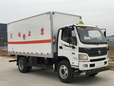 國(guó)五福田歐馬可易燃固體廂式運(yùn)輸車(chē)
